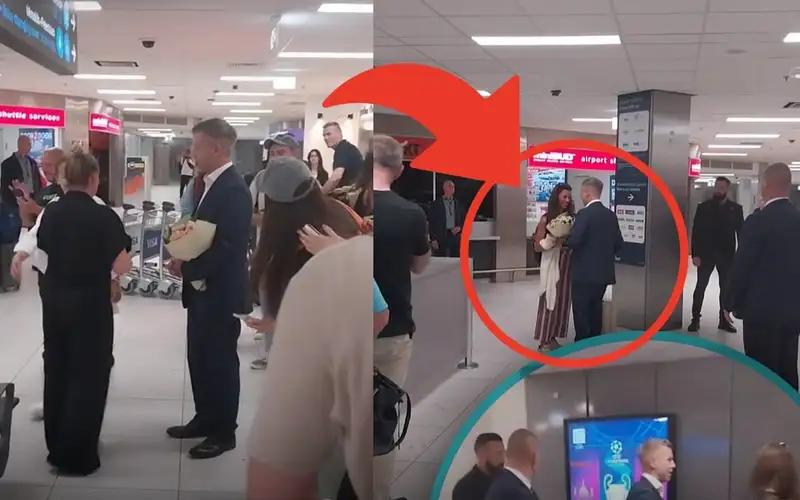 Megható pillanat: Magyar Péter a reptéren várta a barátnőjét, amikor megérkezett mindenki elnémult.