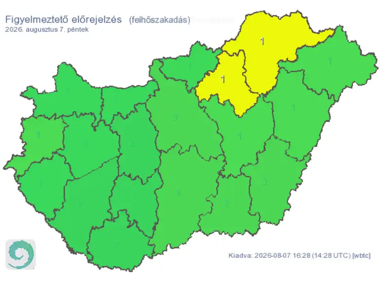 Már több térségben szakad az eső: brutális széllel vonul a zivatarzóna – itt jár most:
