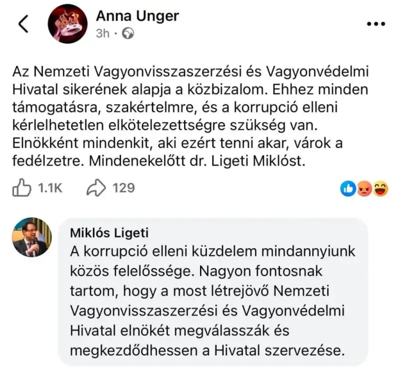 Unger Anna és dr. Ligeti Miklós olyat tett amire még nem volt példa