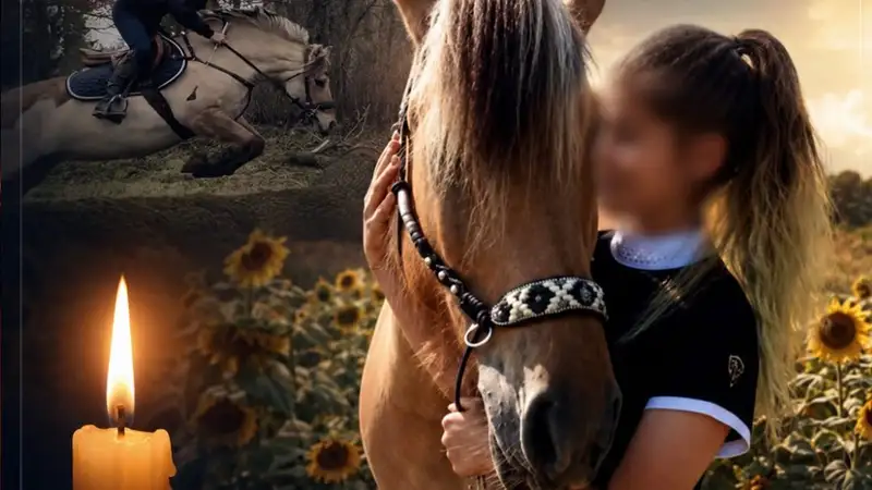 Ráesett a saját lova, meghalt a tehetséges 20 éves Vanda Somogysárdon