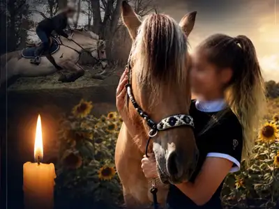 Ráesett a saját lova, meghalt a tehetséges 20 éves Vanda Somogysárdon