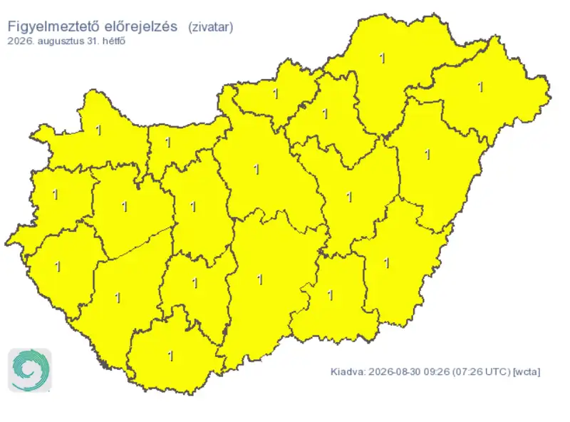 Jégesővel és viharos széllel robban be az ősz az ajtón: Már csak óráink vannak hátra!