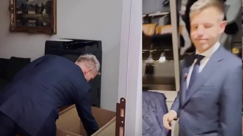 Magyar Péter bement Rogán minisztréiumába, lesokkolta amit ott talált