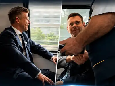 Azt nézd mit reagált Magyar Pétert és Vitézy Dávid amikor kérte a jegyüket a kalauz