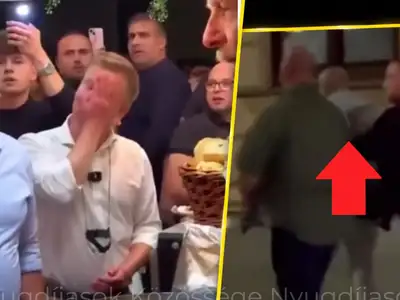 Újabb fejlemény Magyar Péter lelocsolásáról, előkerült a videó, hogy mi történt előtte