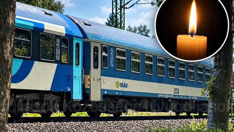 Mindenkit leszállítottak a MÁV vonatáról: Tragikus baleset történt!