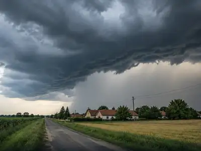 70 kilométeres vihar közeledik jégesővel, villámlással ezeket a megyéket kapja el