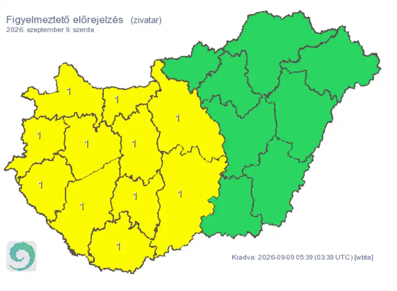 Kiadták a vészjelzést: Perceken belül eléri az országot a vihar! Ezekben a megyékben: