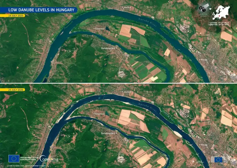 Műholdfelvétel készült Magyarországról – ledöbbentő, ami közelről látszik