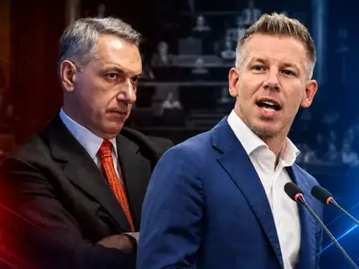 Lázár bement a parlamentbe, Magyar Péter azonnal szétszedte: ilyen jelenetet ritkán látni az Országgyűlésben