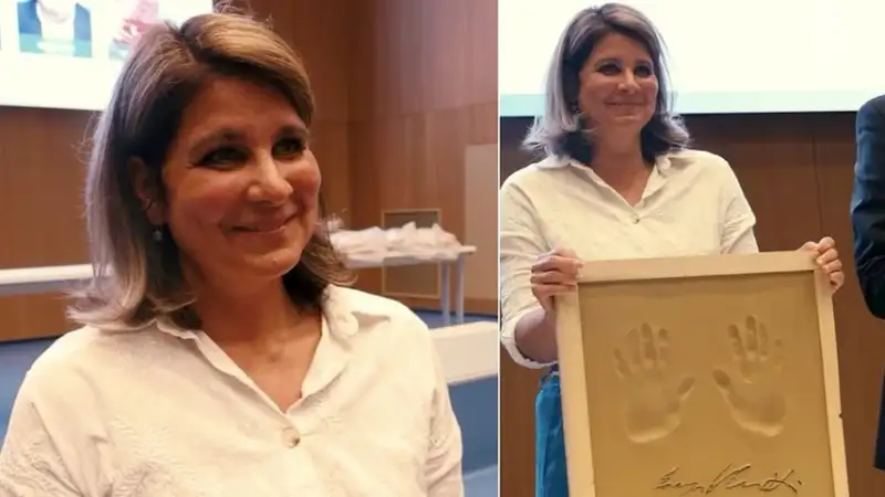 Mintha egy divatbemutatóról érkezett volna. Egerszegi Krisztina 51 évesen is elképesztően sikkesen jelent meg