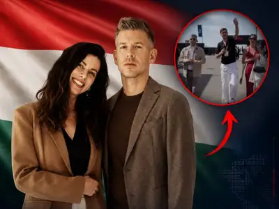 Váratlan helyen fotózták le Magyar Pétert és a barátnőjét, az emberek nem hittek a szemüknek