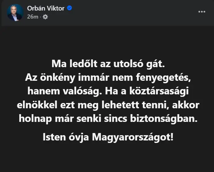 Orbán Viktor váratlan módon reagált Sulyok Tamás eltávolítása után